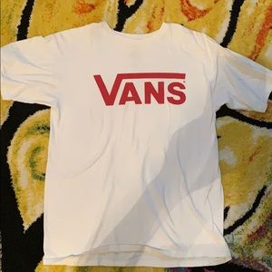 White Vans Tee
